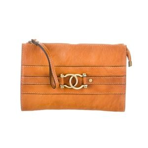Pratesi leather clutch. Made in Italy. Used Once!!!